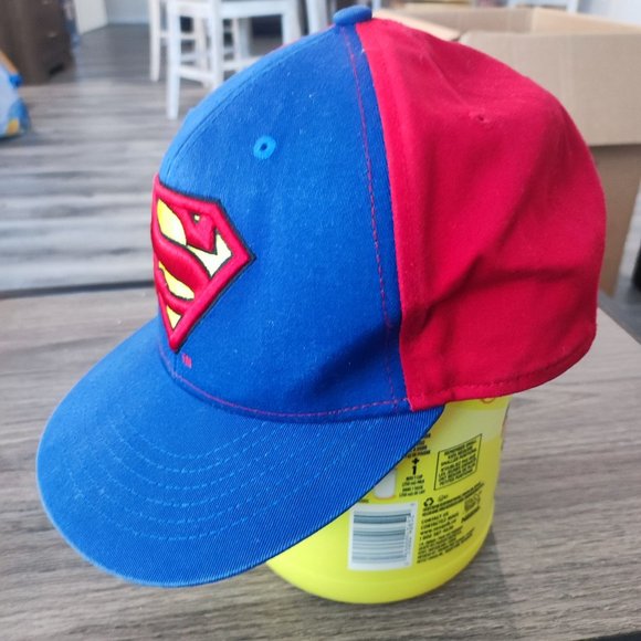 Superman snapback hat / cap embroidered logo - Picture 2 of 6